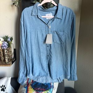 Xl Rails lightweight blue jean shirt NWT